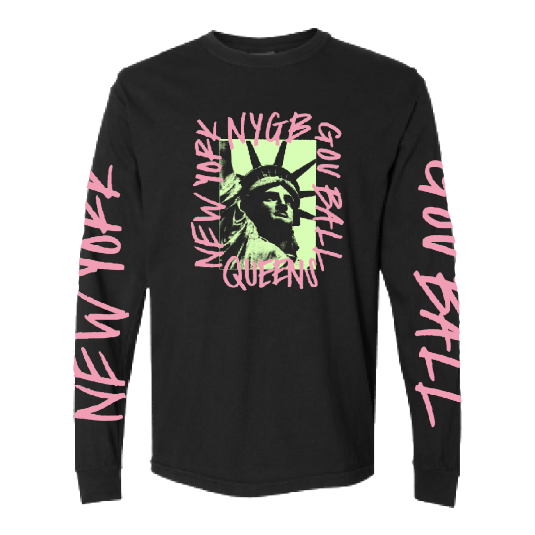Lady Liberty Long Sleeve Lineup Tee